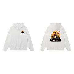 Palace White Fire Tri-Ferg Hoodie