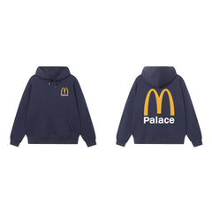 Palace Navy Blue Golden Arches Graphic Hoodie