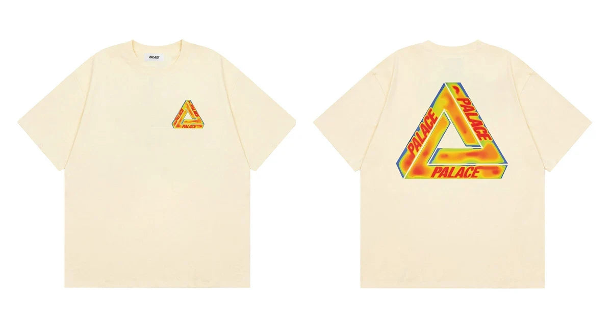 Palace Cream Thermal Gradient Tri-Ferg Graphic Tee