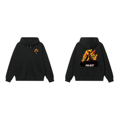 Palace Black Fire Tri-Ferg Hoodie