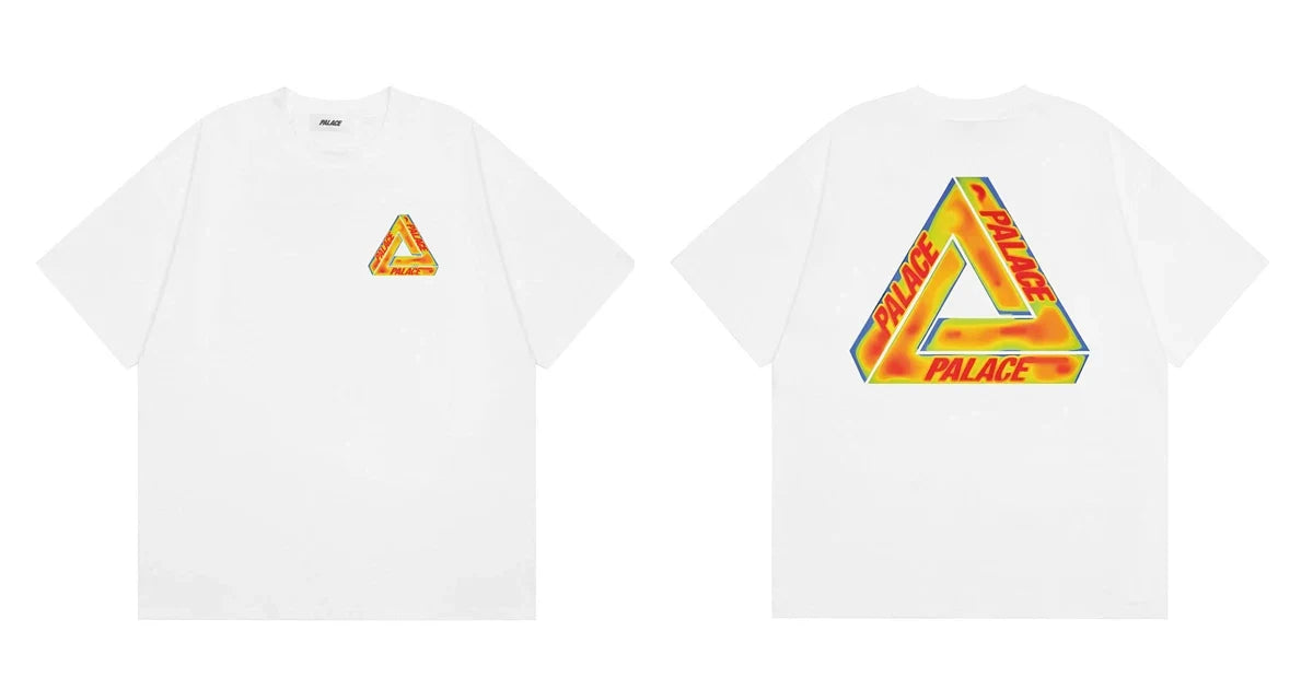 Palace White Thermal Gradient Tri-Ferg Graphic Tee