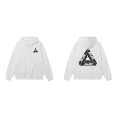 Palace White Classic Border Tri-Ferg Hoodie