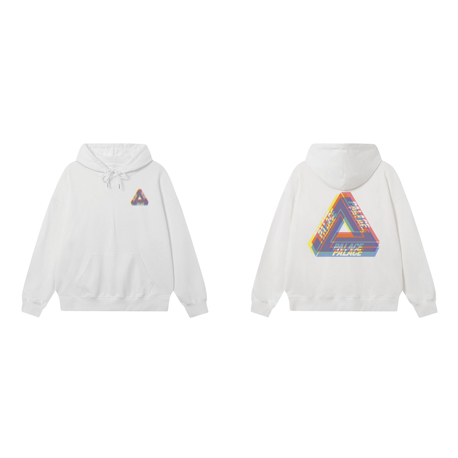 Palace White Multi-Dimensional Tri-Ferg Hoodie