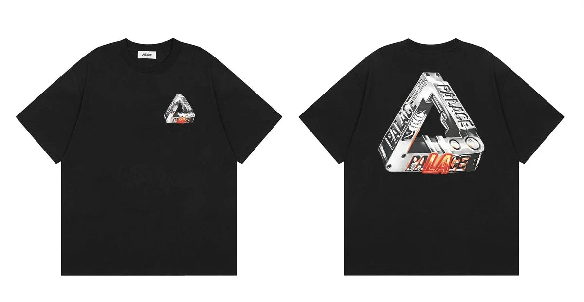 Palace Black Metallic Tri-Ferg Graphic Tee