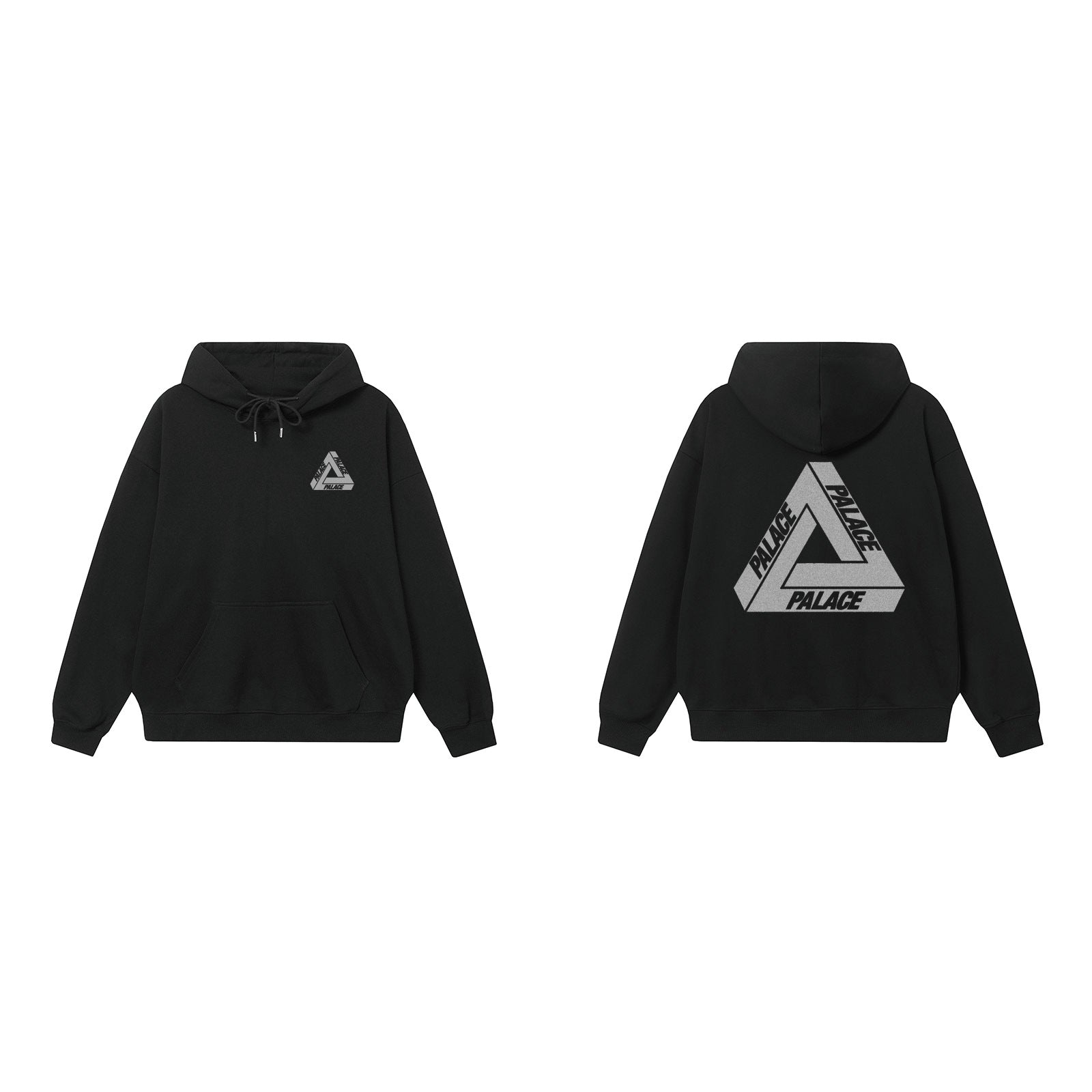 Palace Black Metallic Tri-Ferg Hoodie