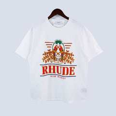 RHUDE New Money Parrot Graphic T-Shirt White